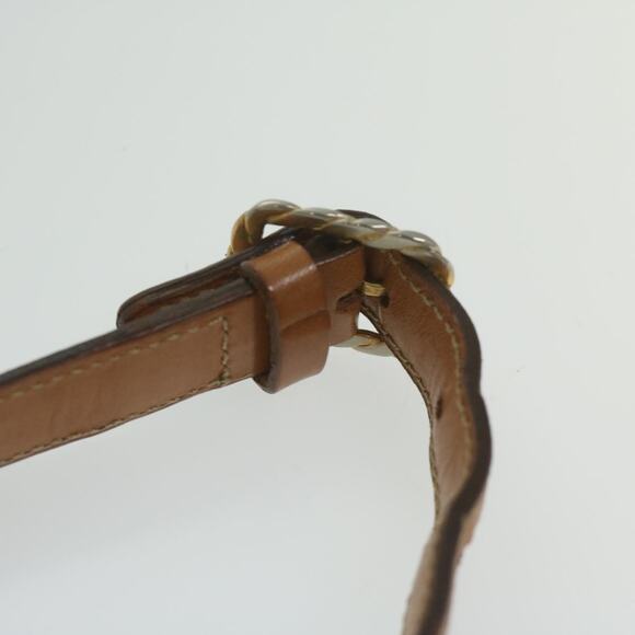 CELINE Macadam Canvas Shoulder Bag Beige - Picture 8 of 12